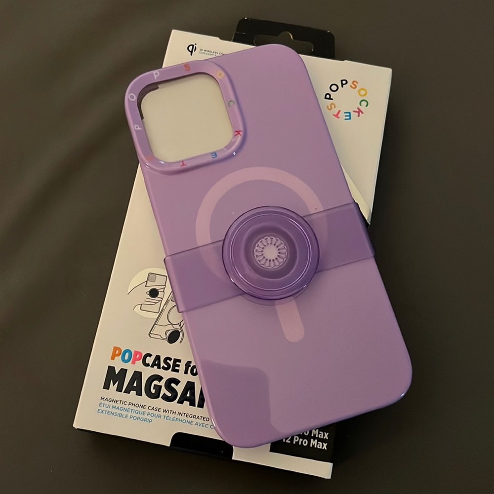 Lavender Popsocket Case (iPhone 13 / 12 Pro Max)